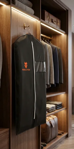 Premium bespoke suit fabric and construction detail